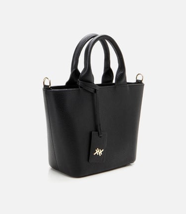  Kadın Deri Siyah Omuz Çantası