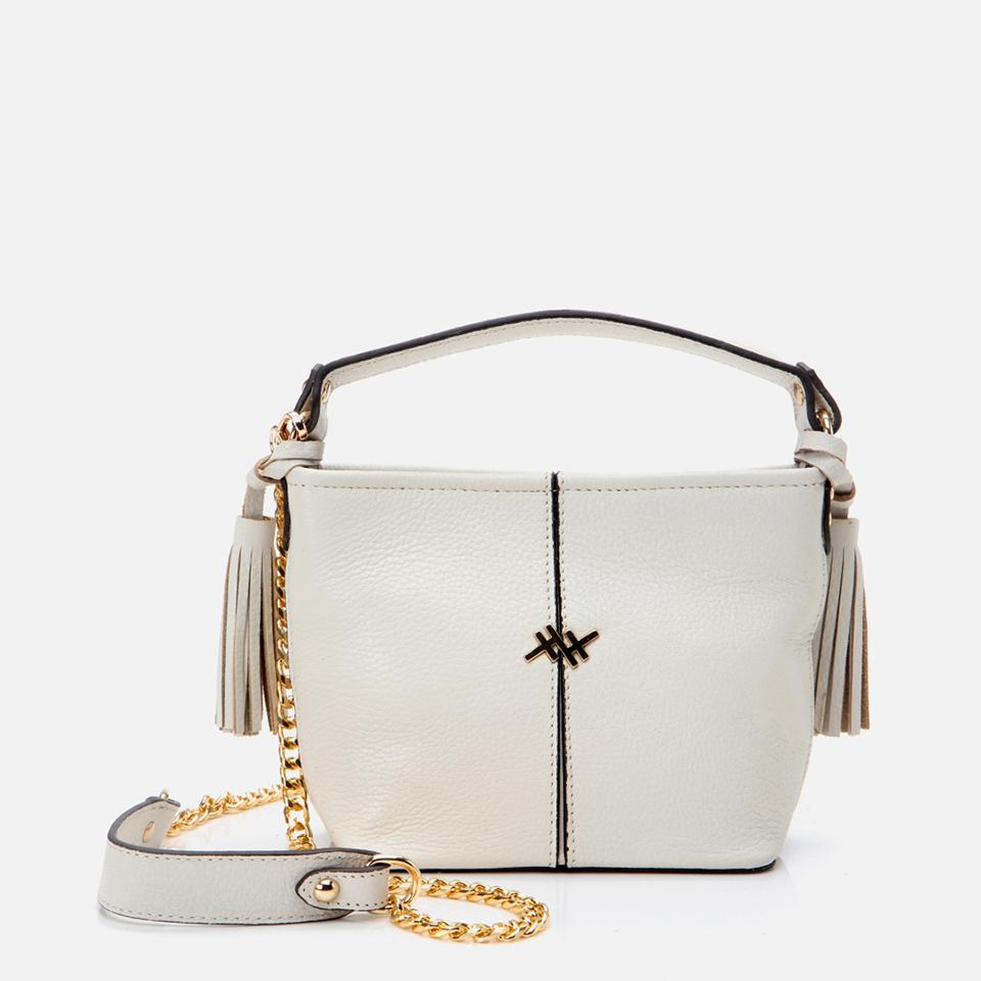 Kadın Deri Ekru Mini (Çapraz) Çanta