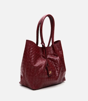  Kadın Deri Bordo Omuz Çantası