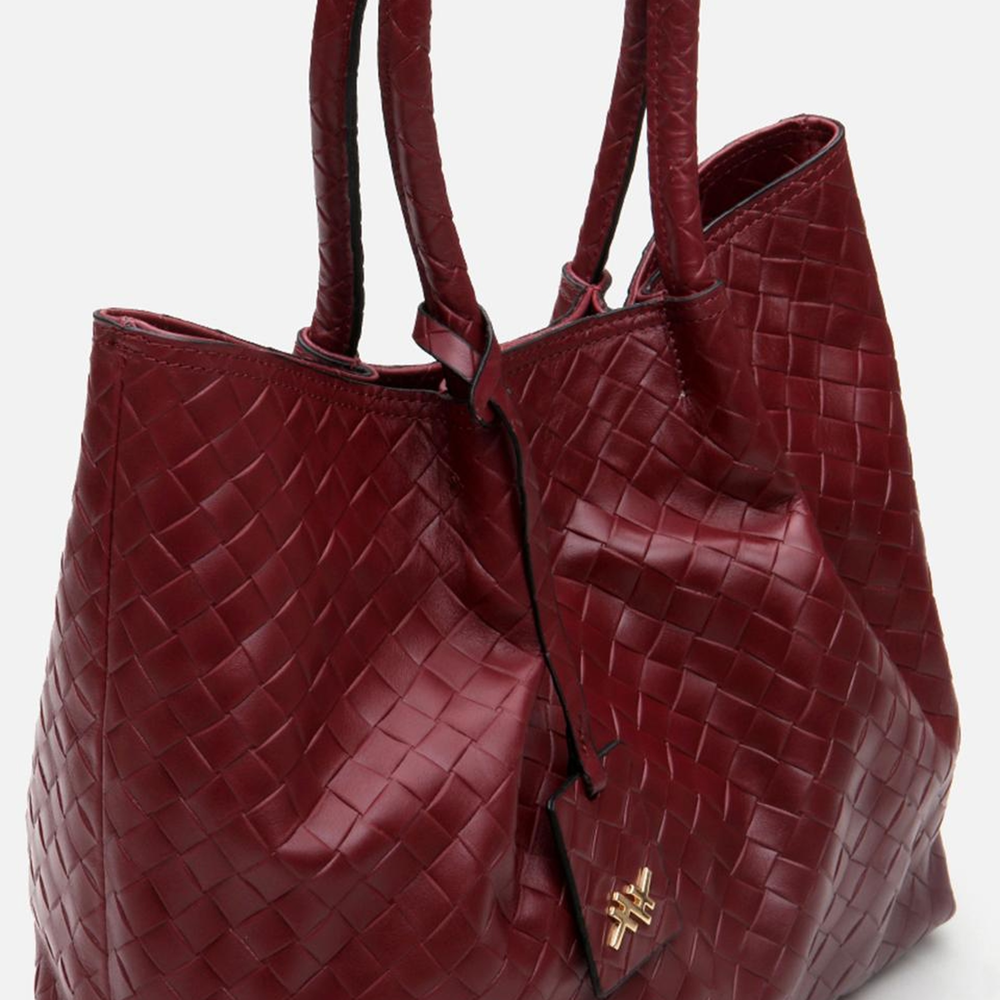 Kadın Deri Bordo Omuz Çantası