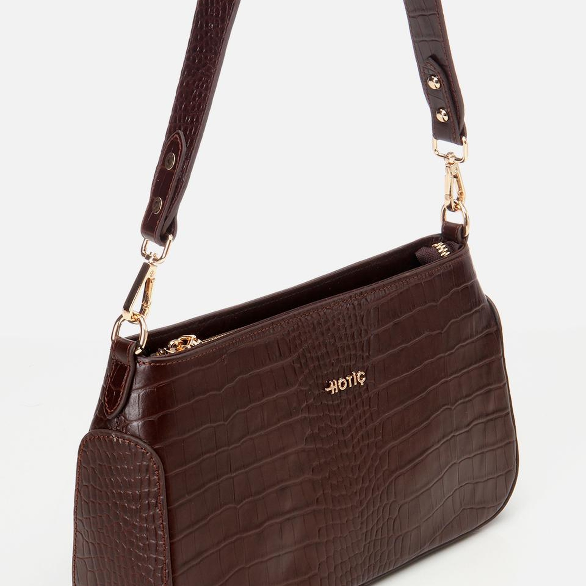 Kadın Deri Kahverengi Omuz Çantası