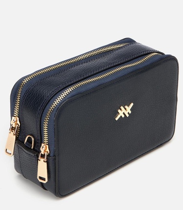  Kadın Deri Lacivert Mini Çanta