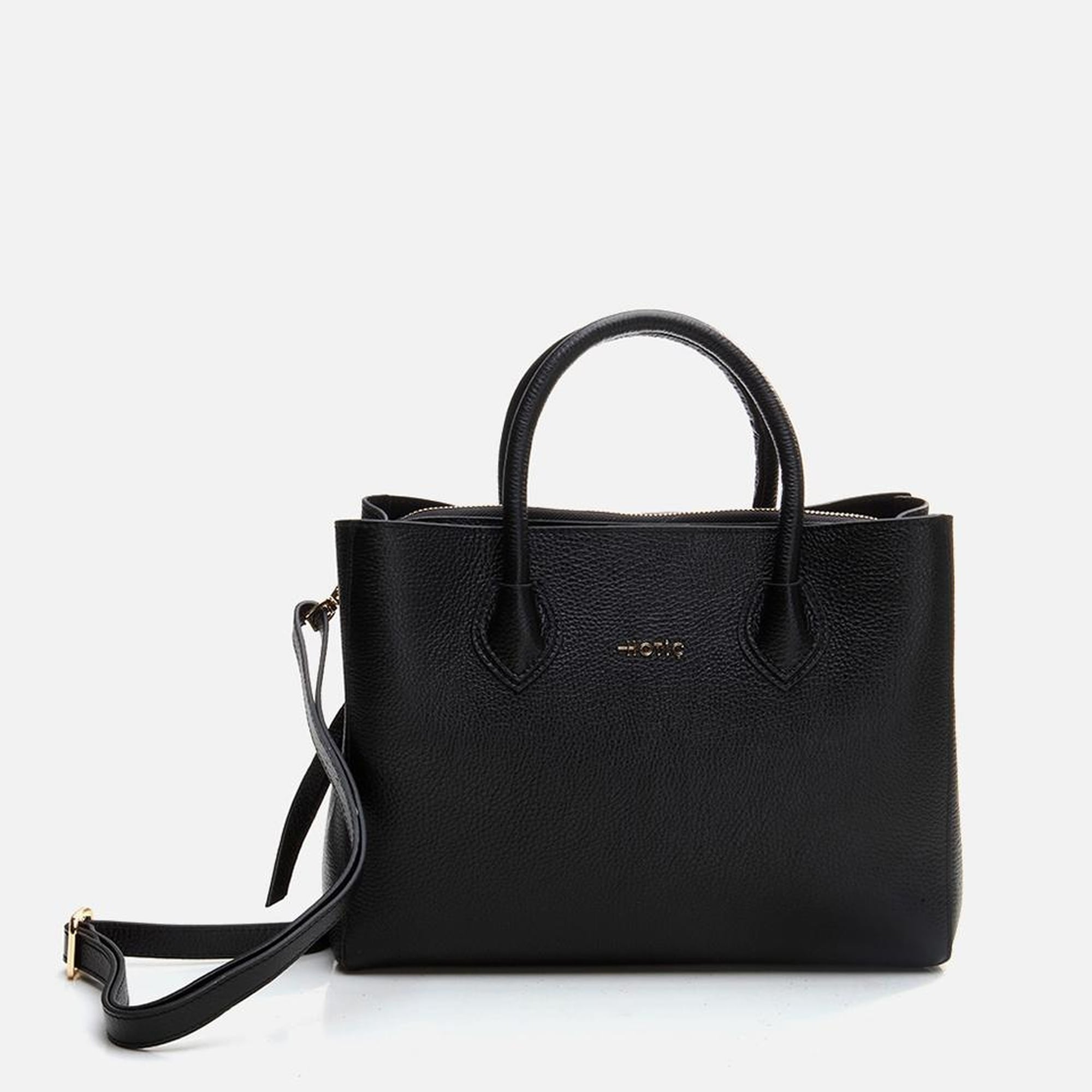 Kadın Deri Siyah Omuz Çantası