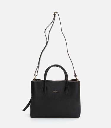  Kadın Deri Siyah Omuz Çantası