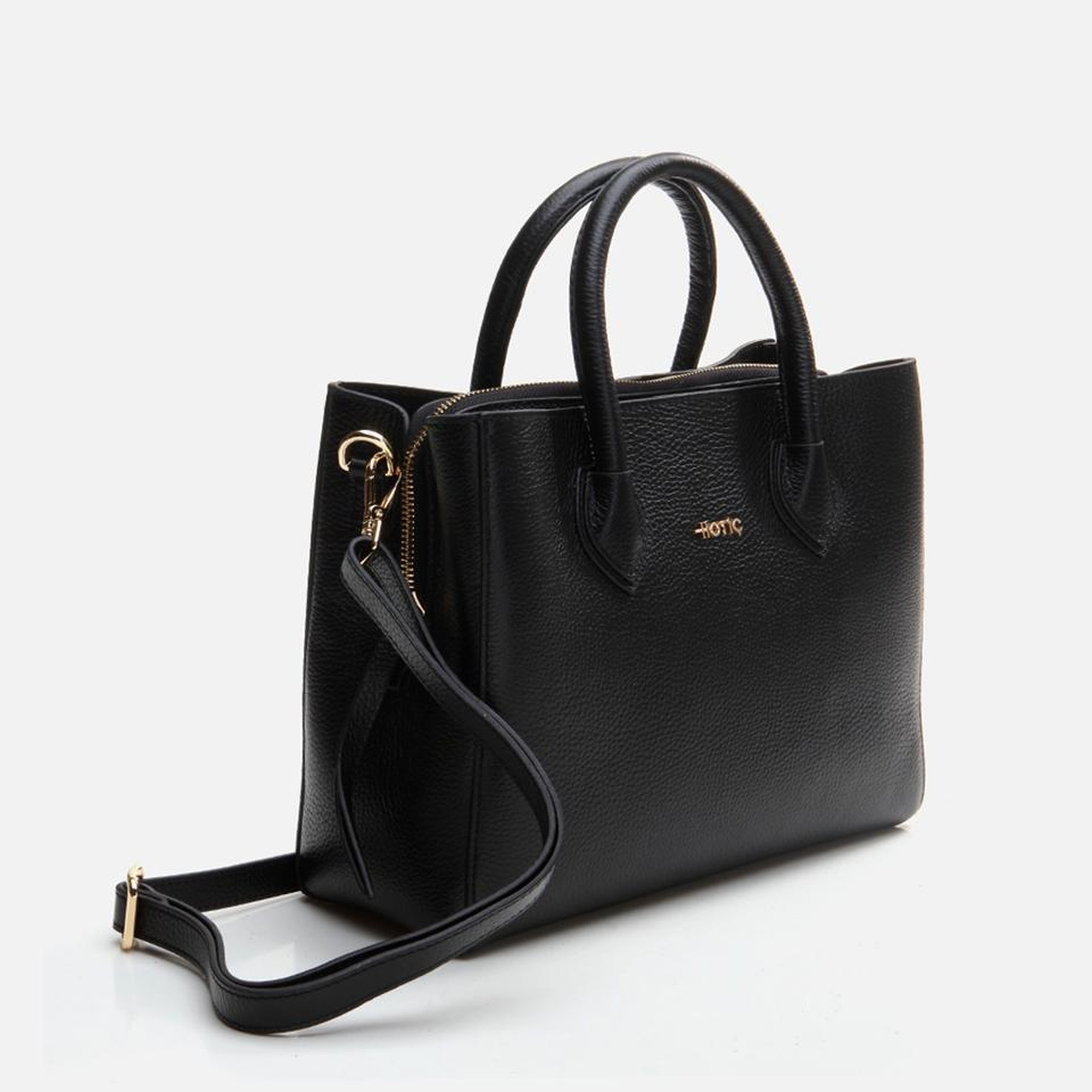 Kadın Deri Siyah Omuz Çantası