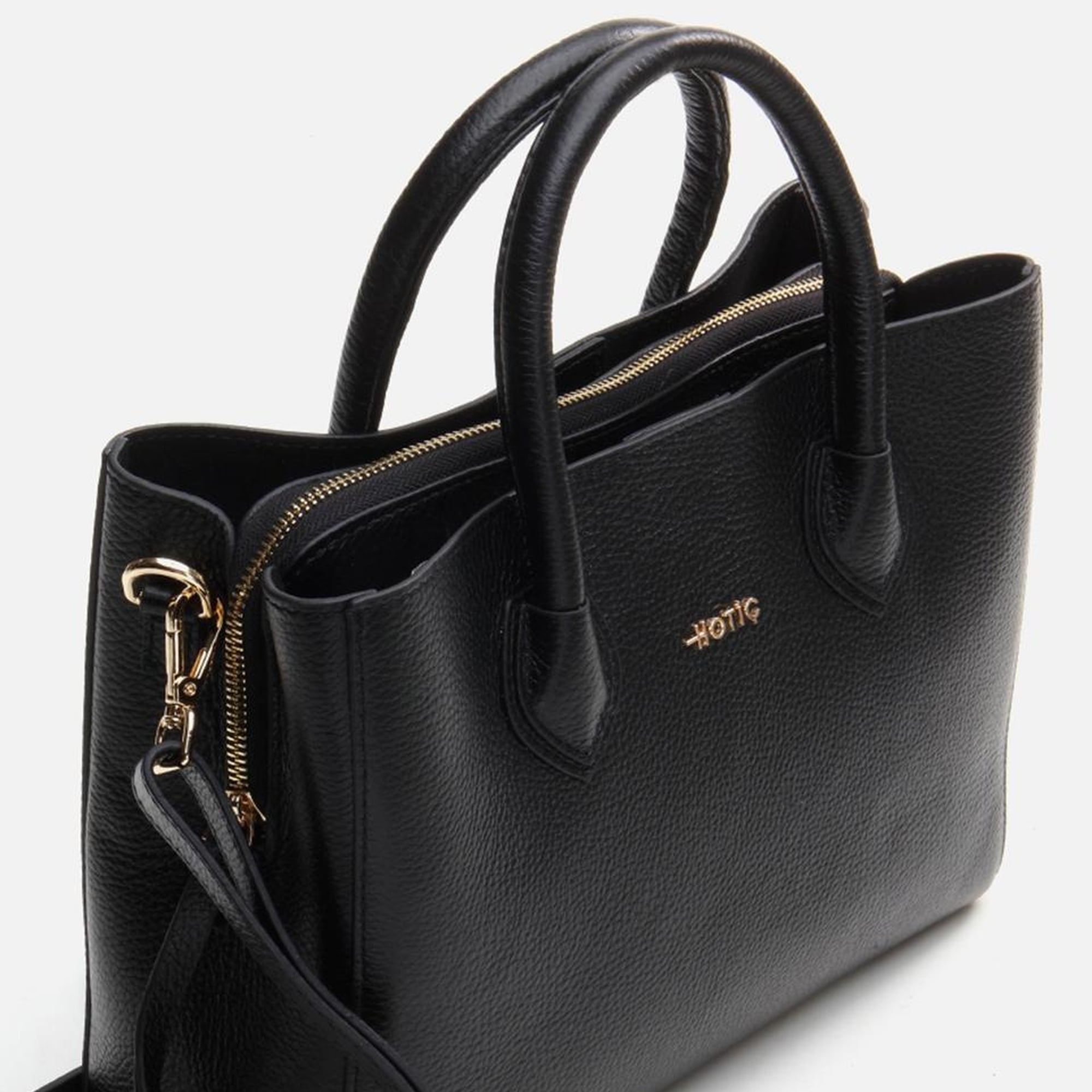 Kadın Deri Siyah Omuz Çantası