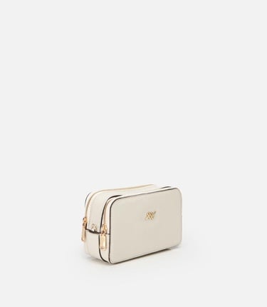  Kadın Deri Ekru Mini Çanta