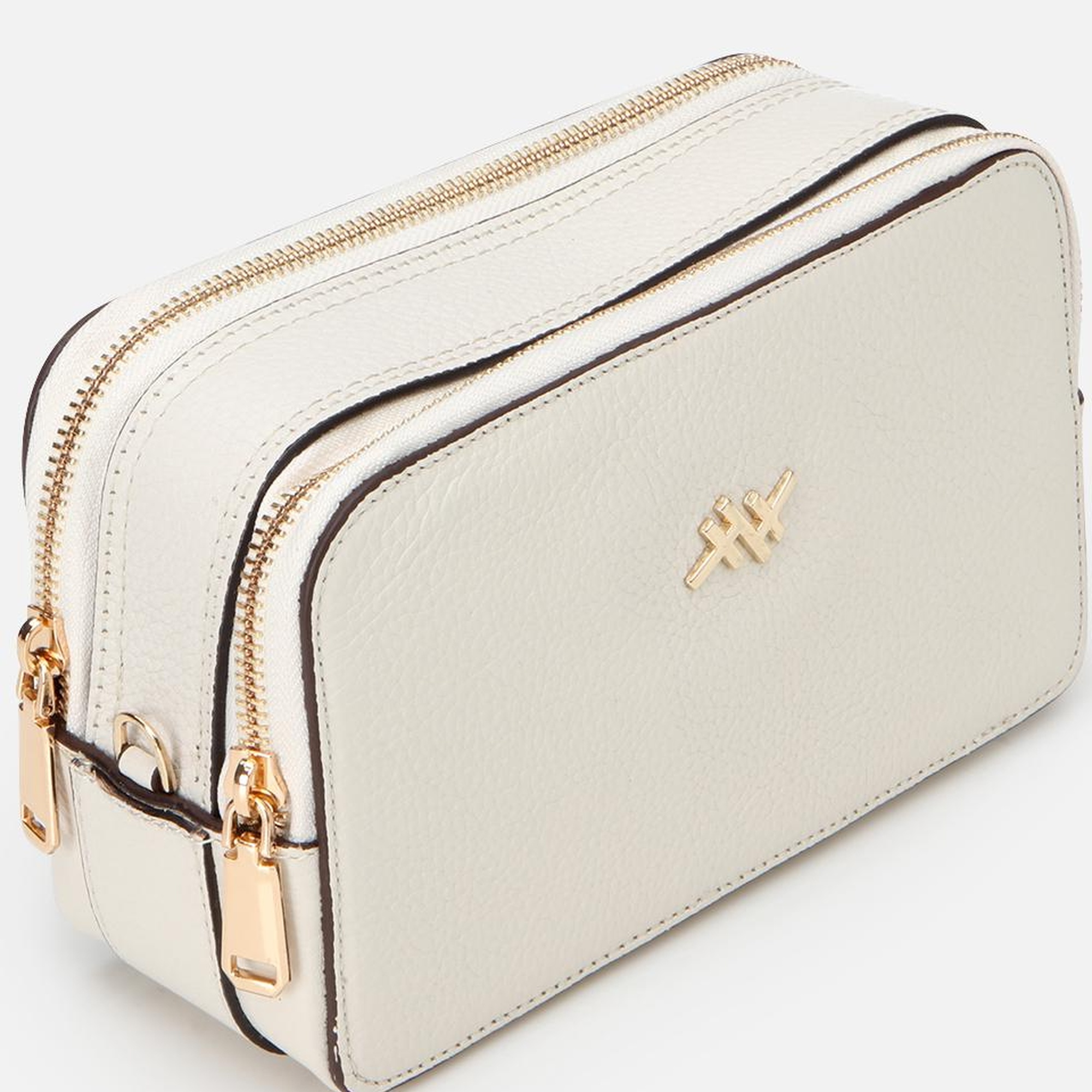 Kadın Deri Ekru Mini Çanta