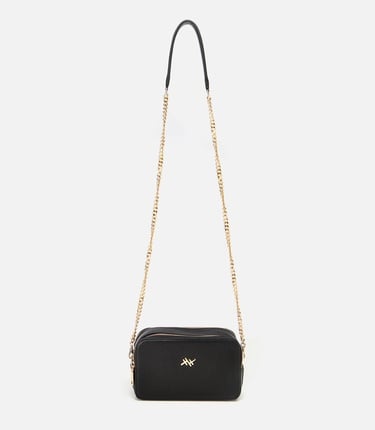  Kadın Deri Siyah Mini Çanta