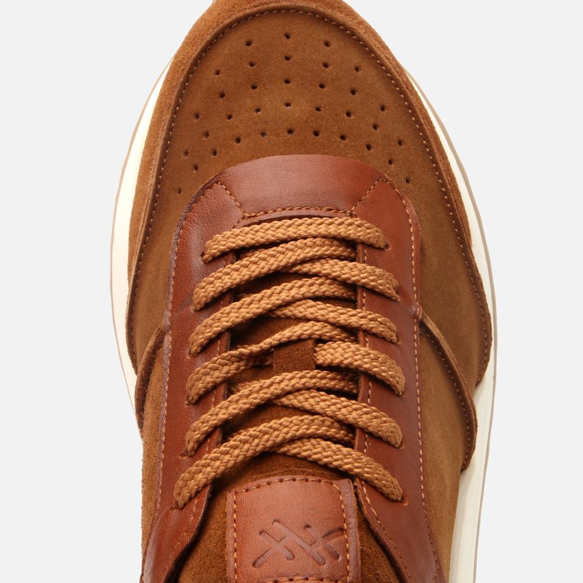 Erkek Süet Deri Taba Ultra Hafif Tabanlı Spor Ayakkabı