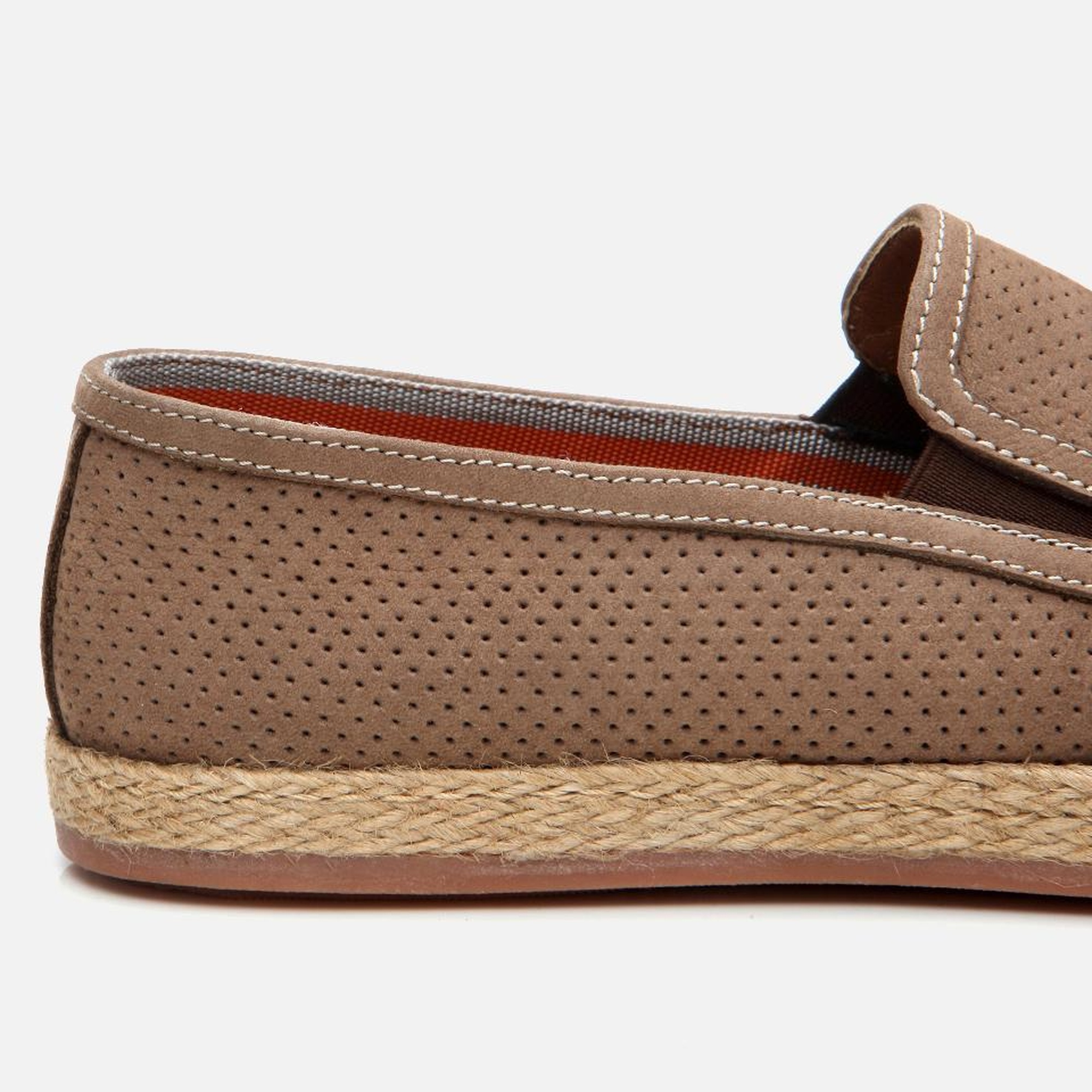 Erkek Süet Deri Bej Ultra Hafif Tabanlı Loafer