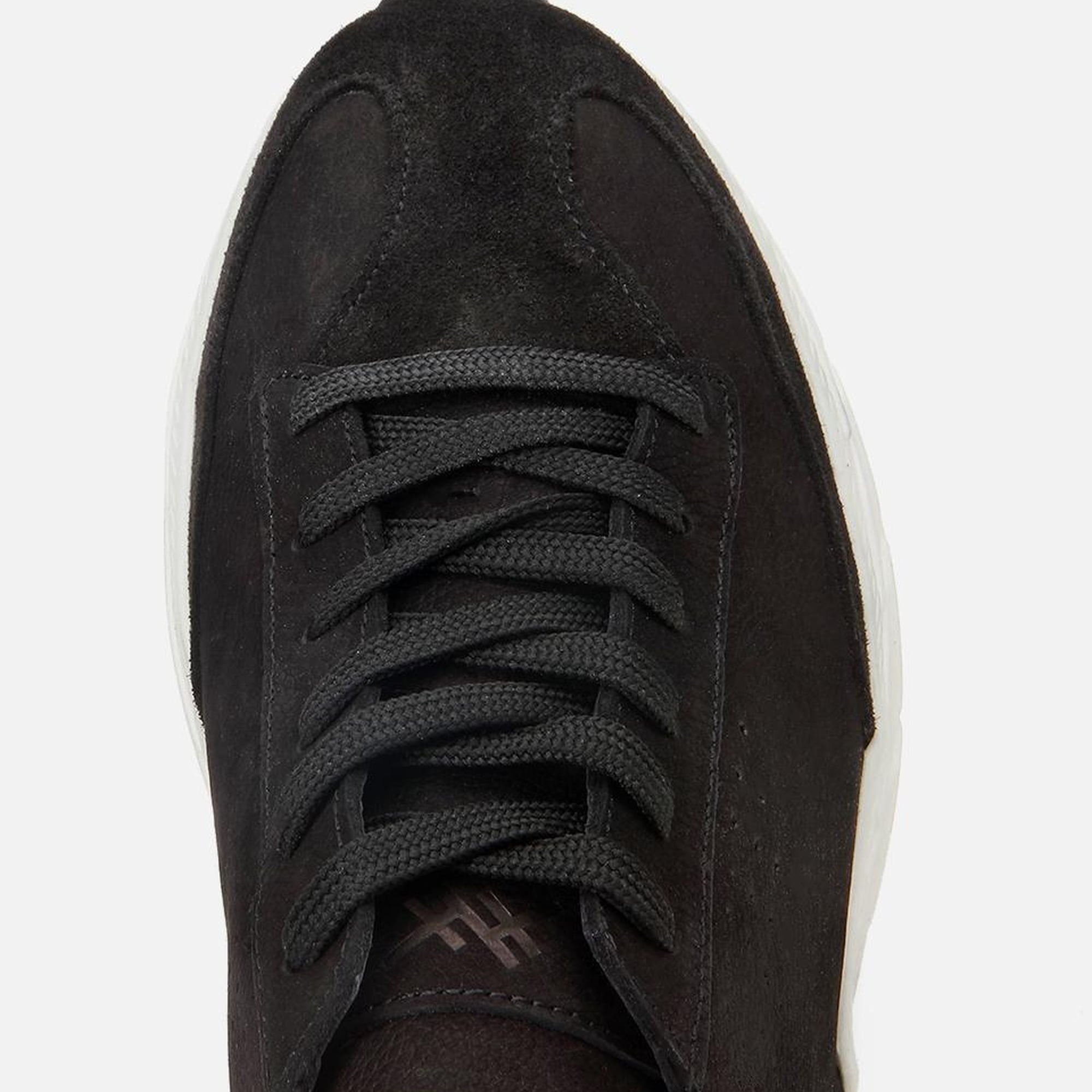 Erkek Nubuk Deri Siyah Ultra Hafif Tabanlı Spor Ayakkabı