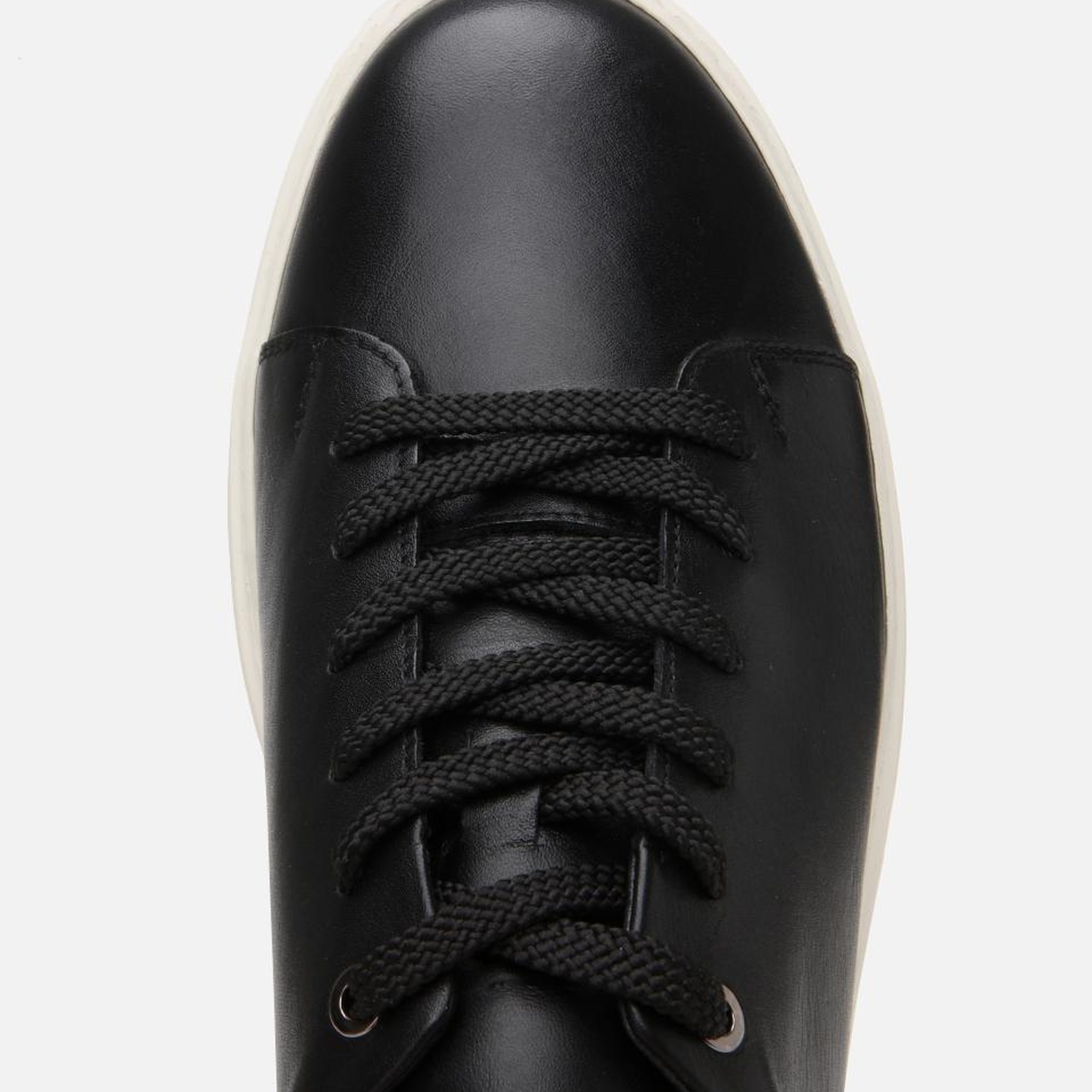 Erkek Deri Siyah Toka Detaylı Spor Ayakkabı