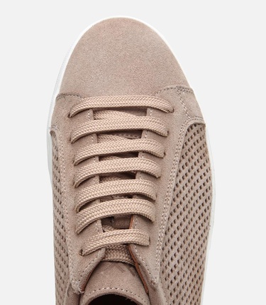  Erkek Süet Deri Bej Ultra Hafif Tabanlı Günlük Ayakkabı