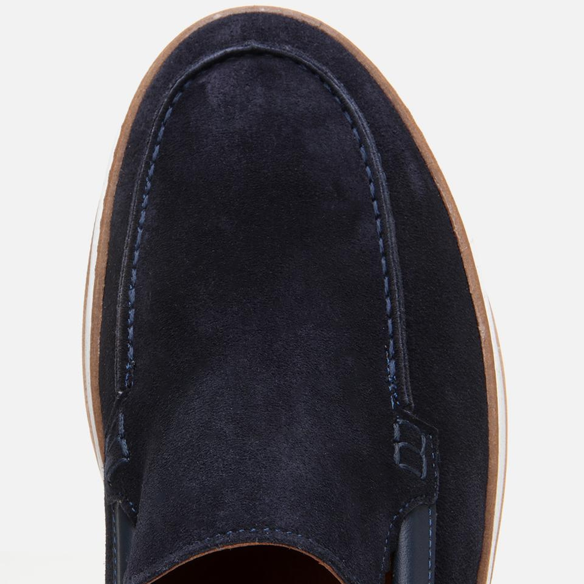 Erkek Süet Deri Lacivert Loafer