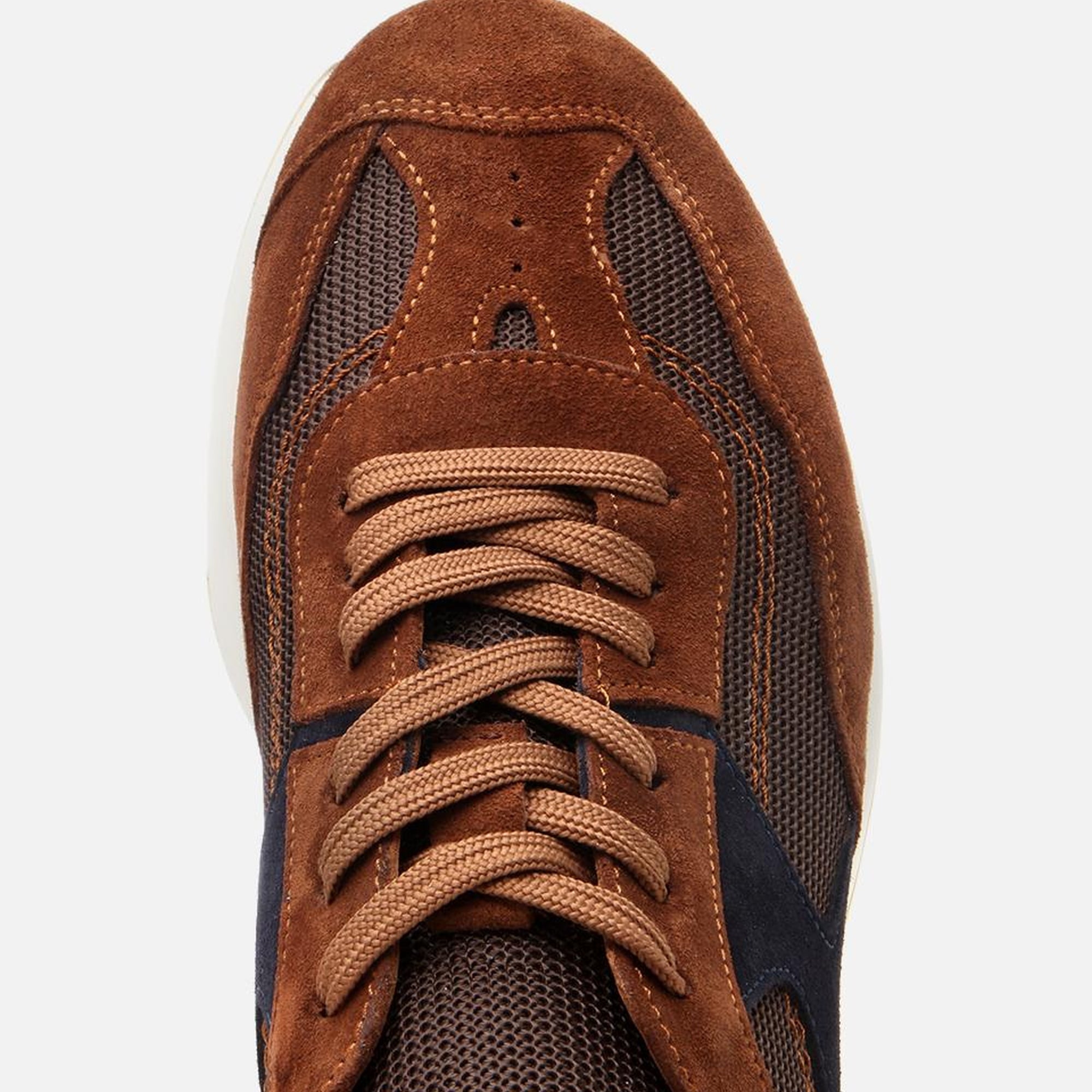 Erkek Süet Deri Taba Ultra Hafif Tabanlı Spor Ayakkabı