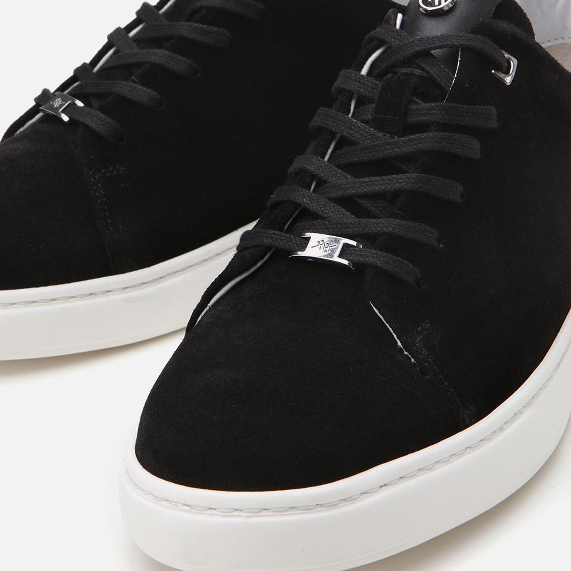 Erkek Süet Deri Siyah Ultra Hafif Tabanlı Spor Ayakkabı