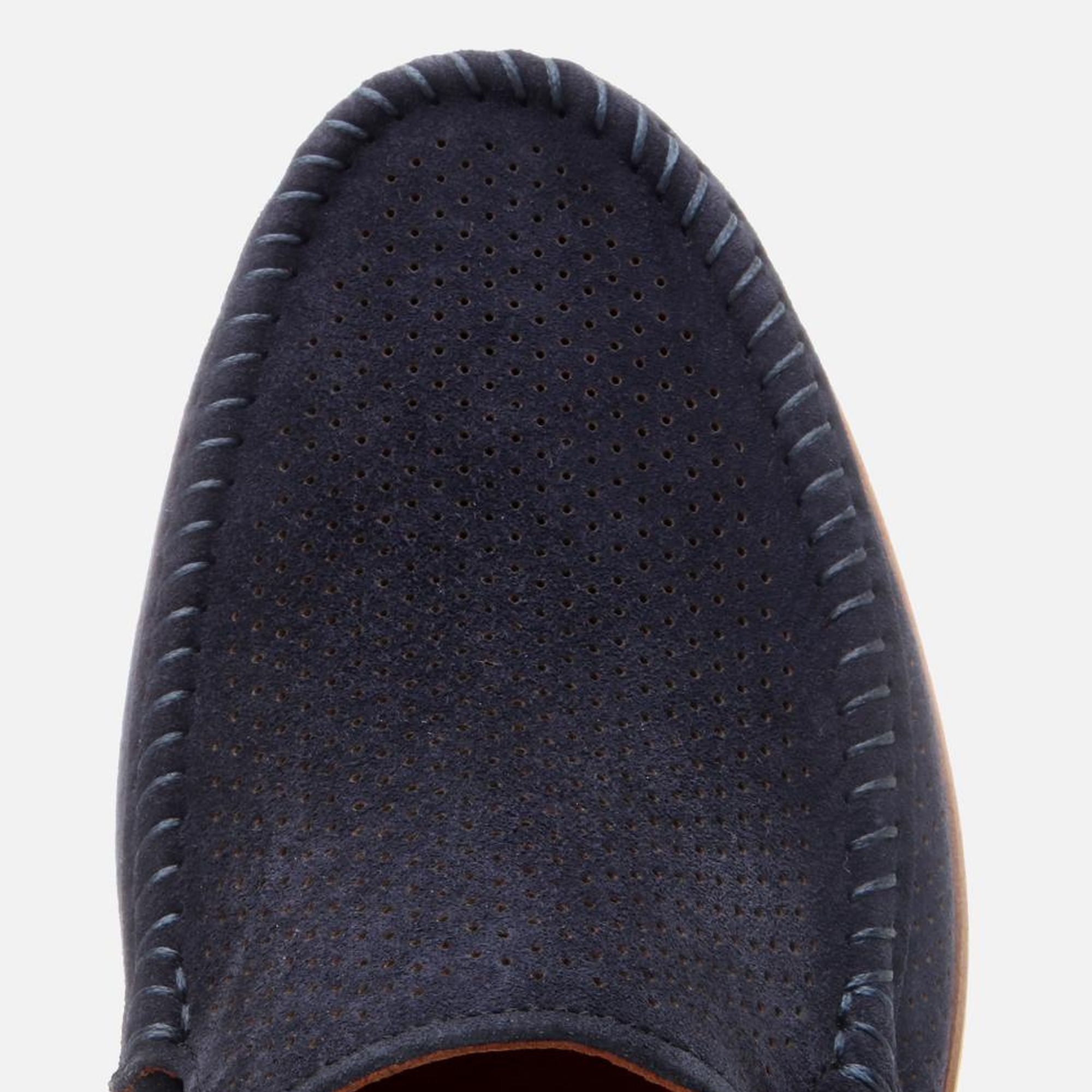 Erkek Süet Deri Lacivert Hafif Tabanlı Loafer