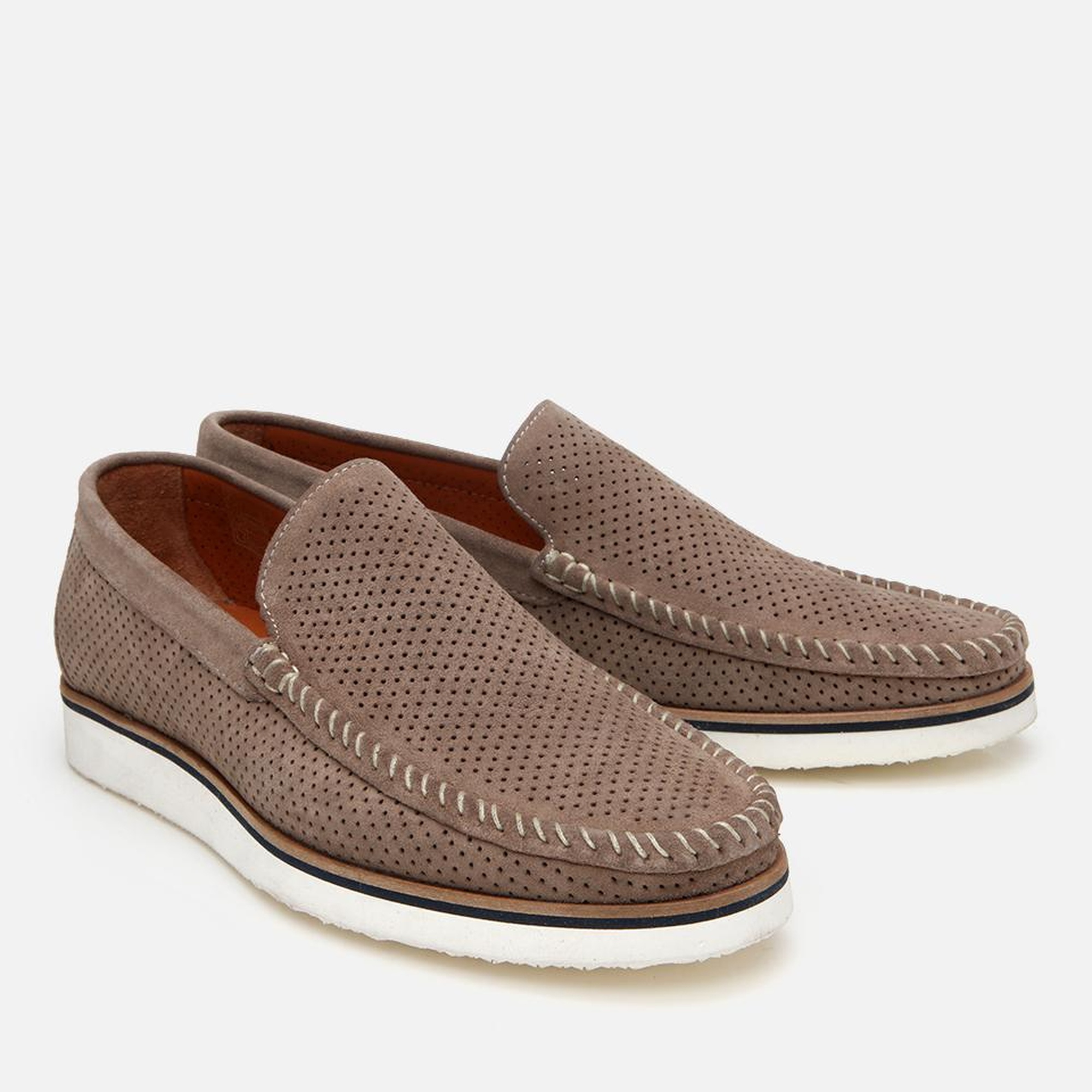 Erkek Süet Deri Vizon Hafif Tabanlı Loafer