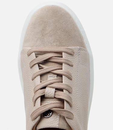  Erkek Süet Deri Bej Rahat Tabanlı Spor Ayakkabı