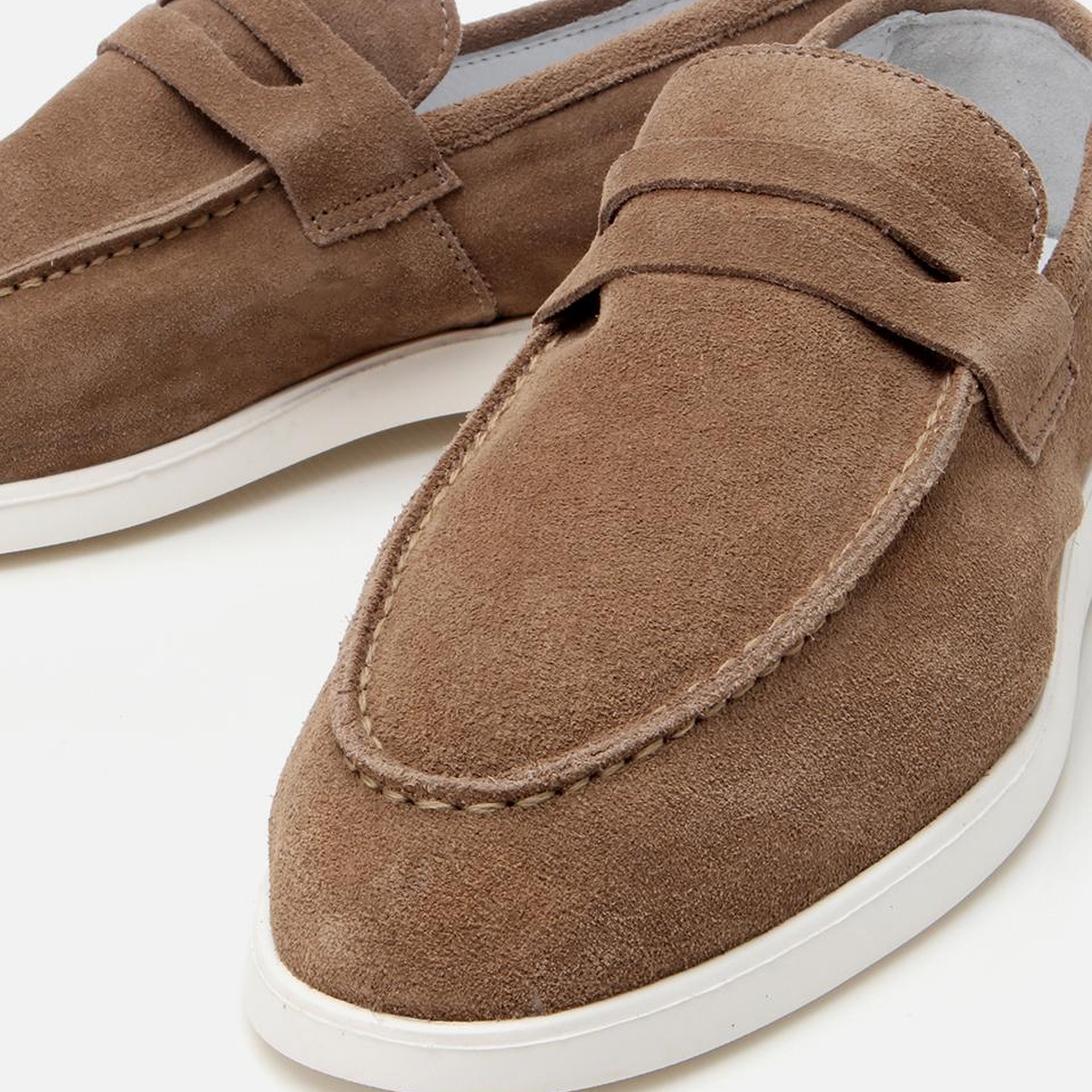 Erkek Süet Deri Vizon Yumuşak Dokulu Loafer