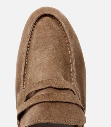  Erkek Süet Deri Vizon Yumuşak Dokulu Loafer