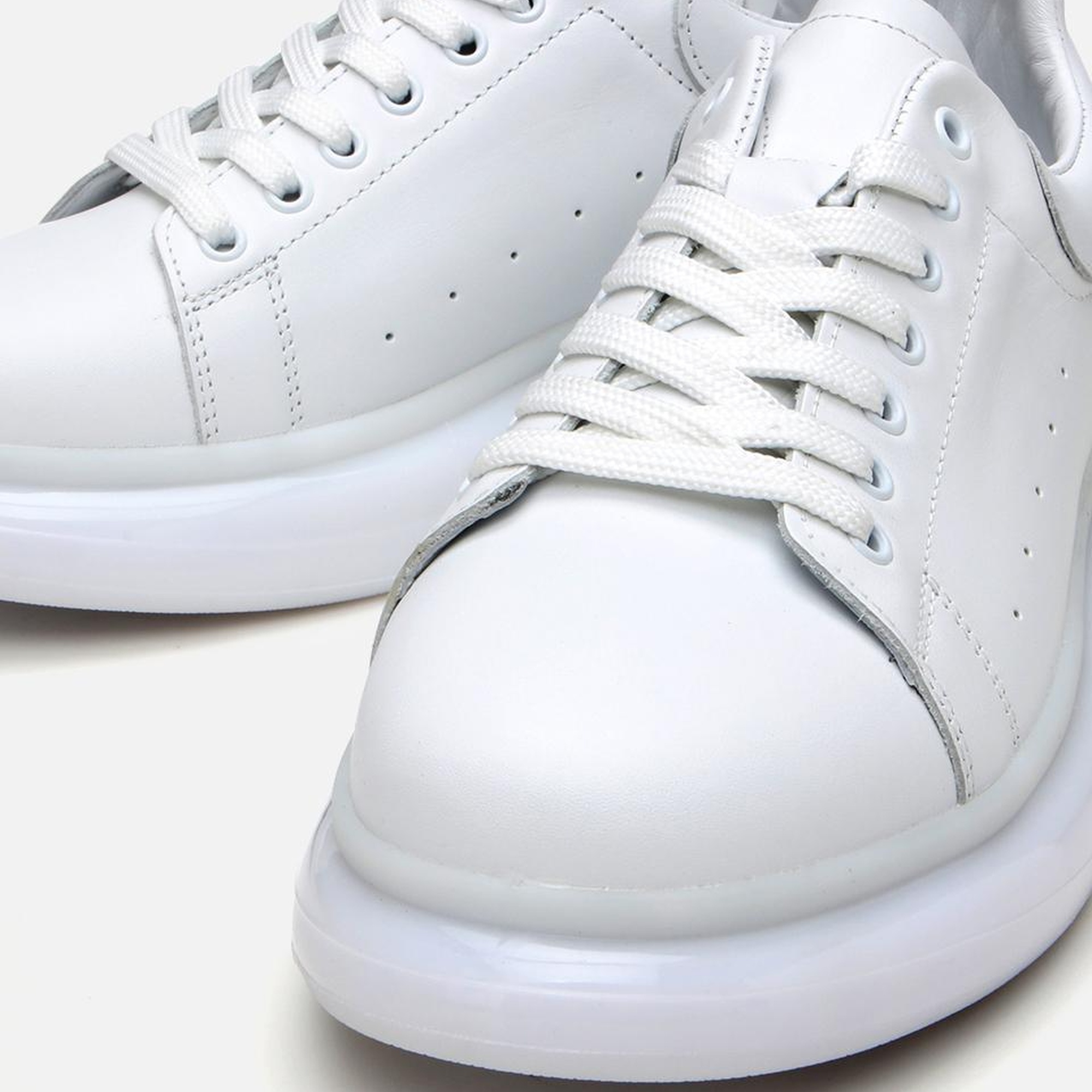 Erkek Deri Beyaz Spor Ayakkabı