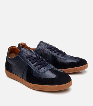  Erkek Süet Deri Lacivert Spor Ayakkabı