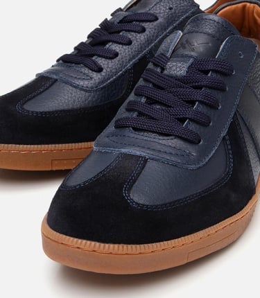  Erkek Süet Deri Lacivert Spor Ayakkabı