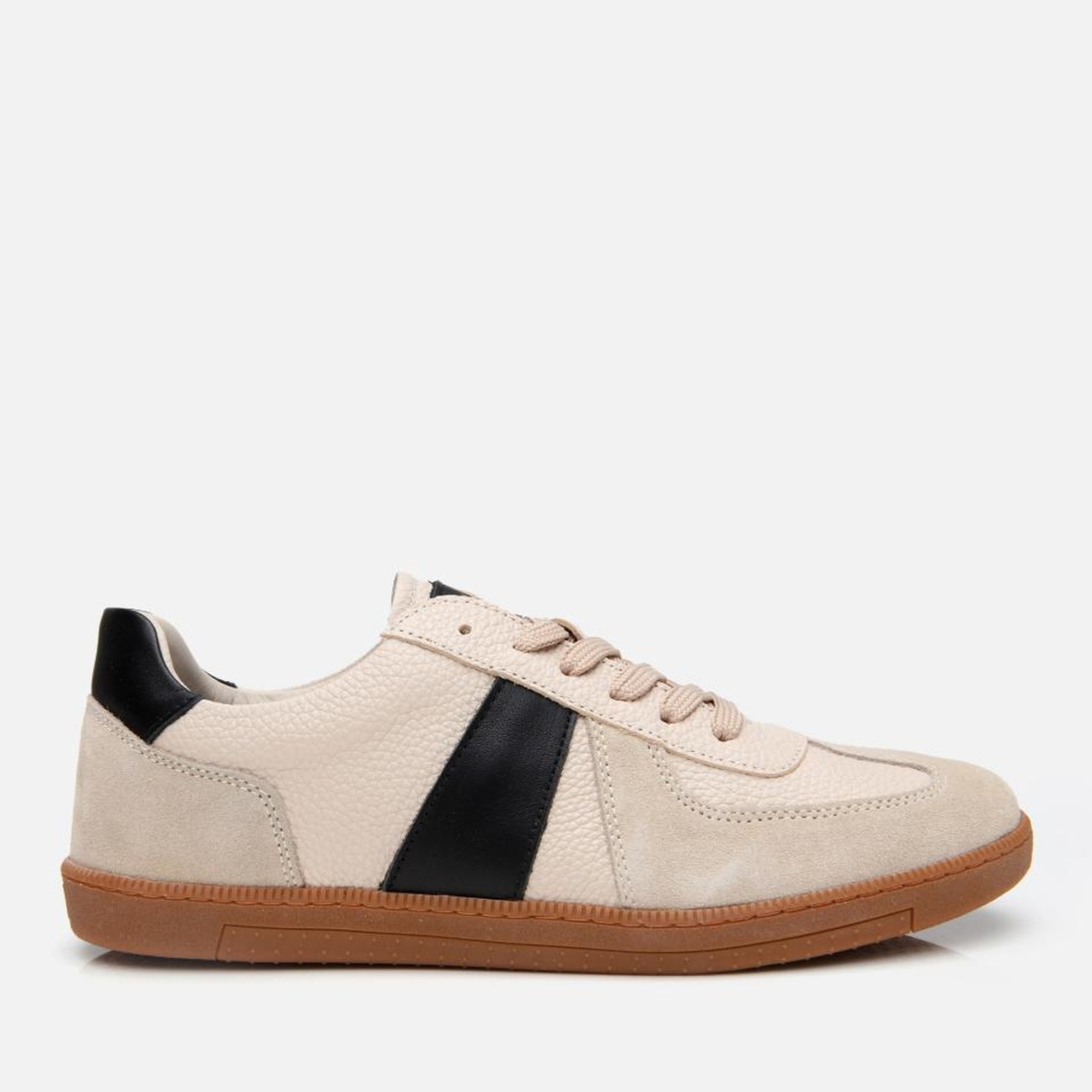 Erkek Süet Deri Bej Spor Ayakkabı