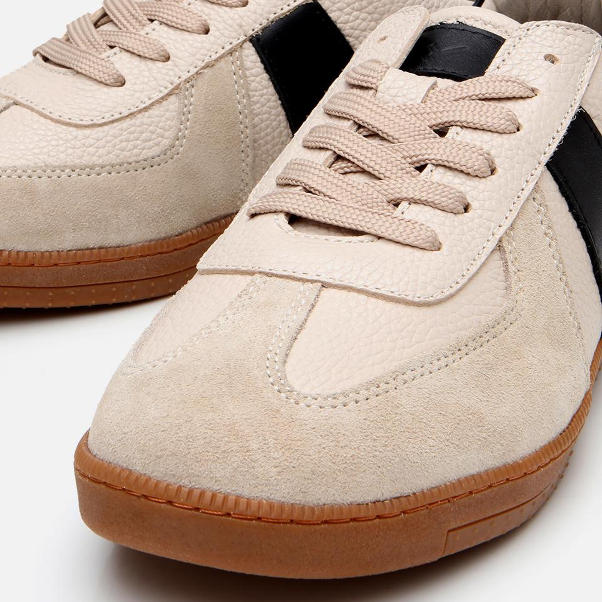 Erkek Süet Deri Bej Spor Ayakkabı