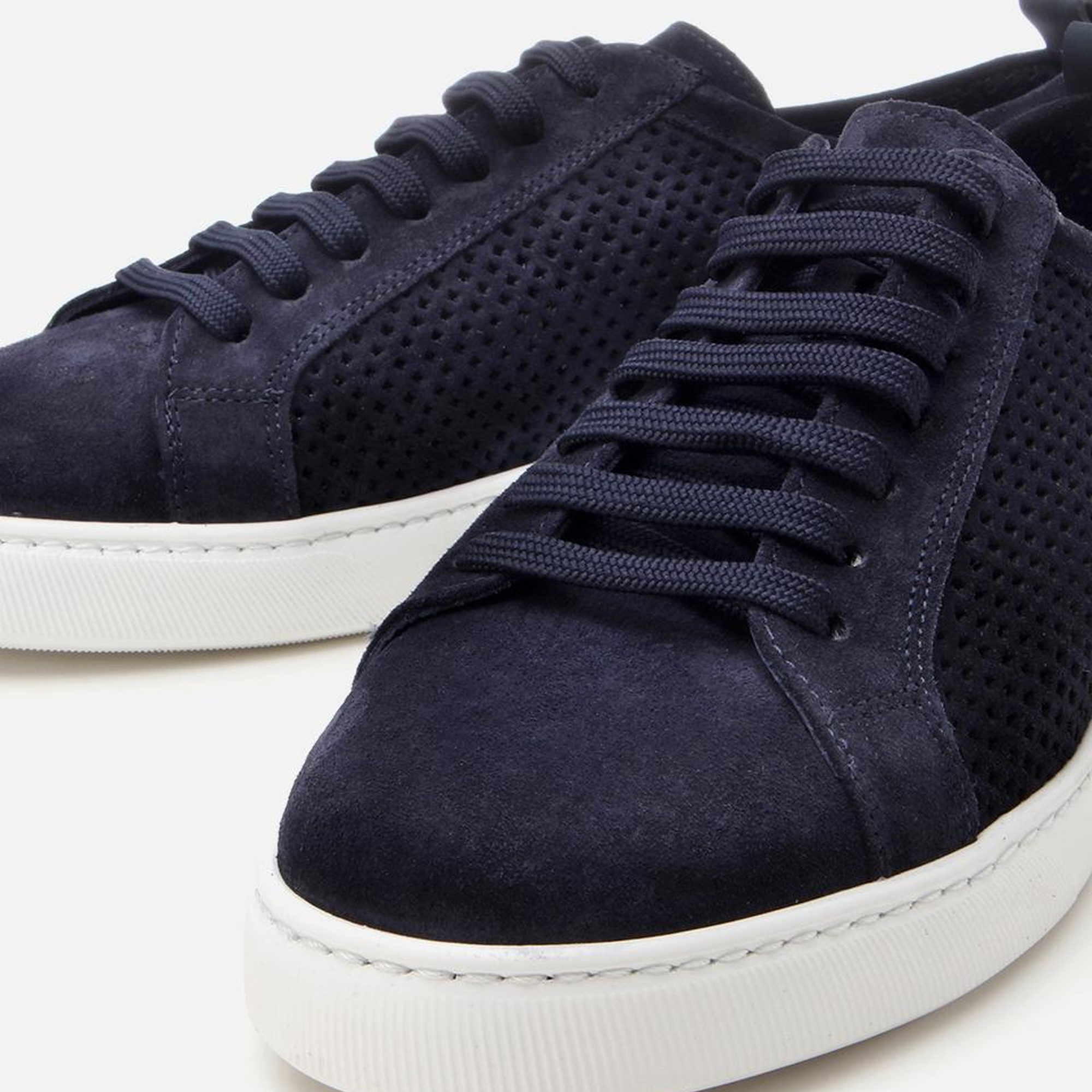 Erkek Süet Deri Lacivert Ultra Hafif Tabanlı Günlük Ayakkabı