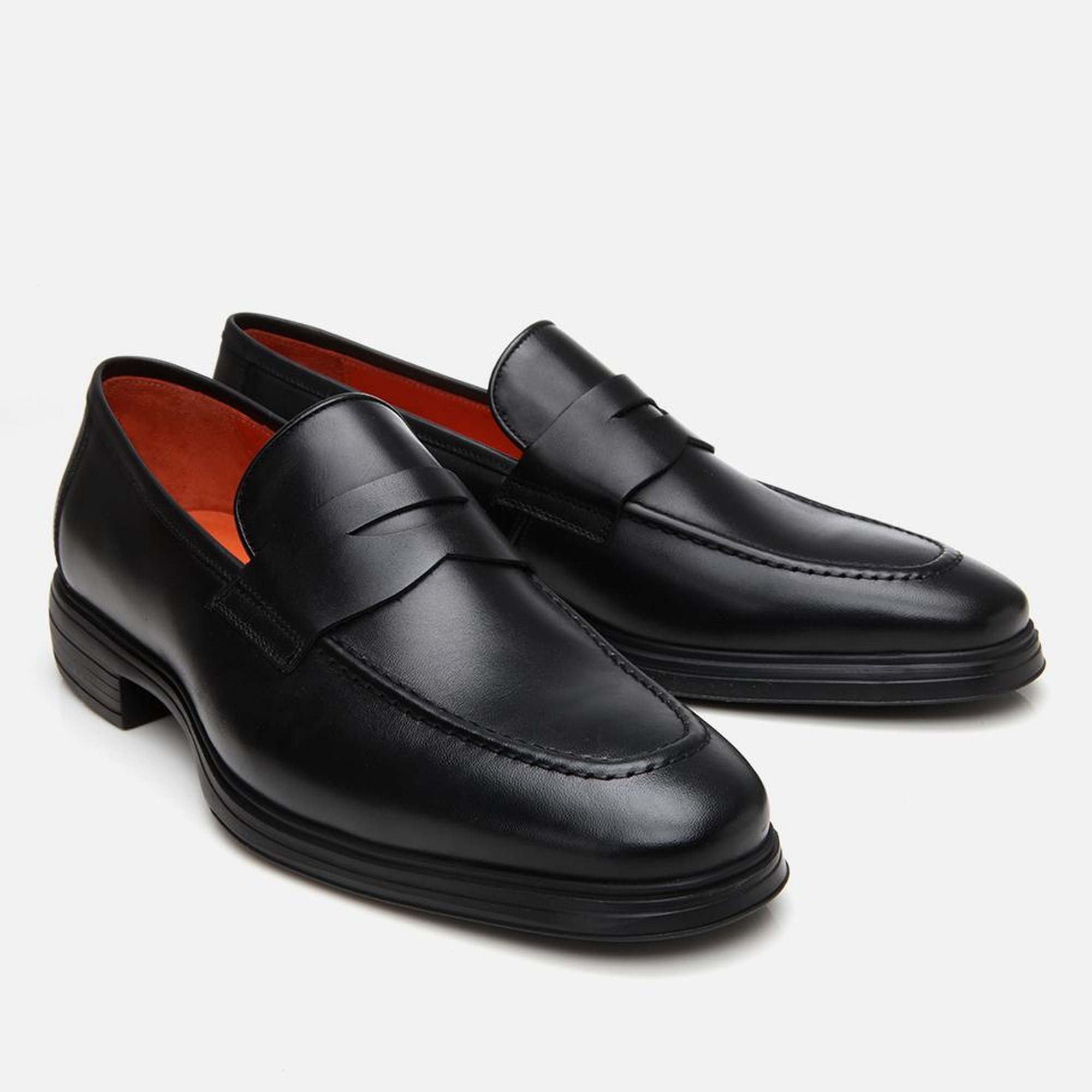 Erkek Deri Siyah Ultra Hafif Tabanlı Klasik Ayakkabı