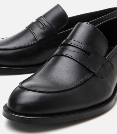  Erkek Deri Siyah Klasik Ayakkabı