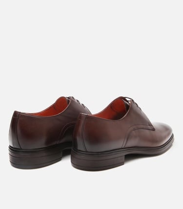  Erkek Deri Kahverengi Ultra Hafif Tabanlı Klasik Ayakkabı