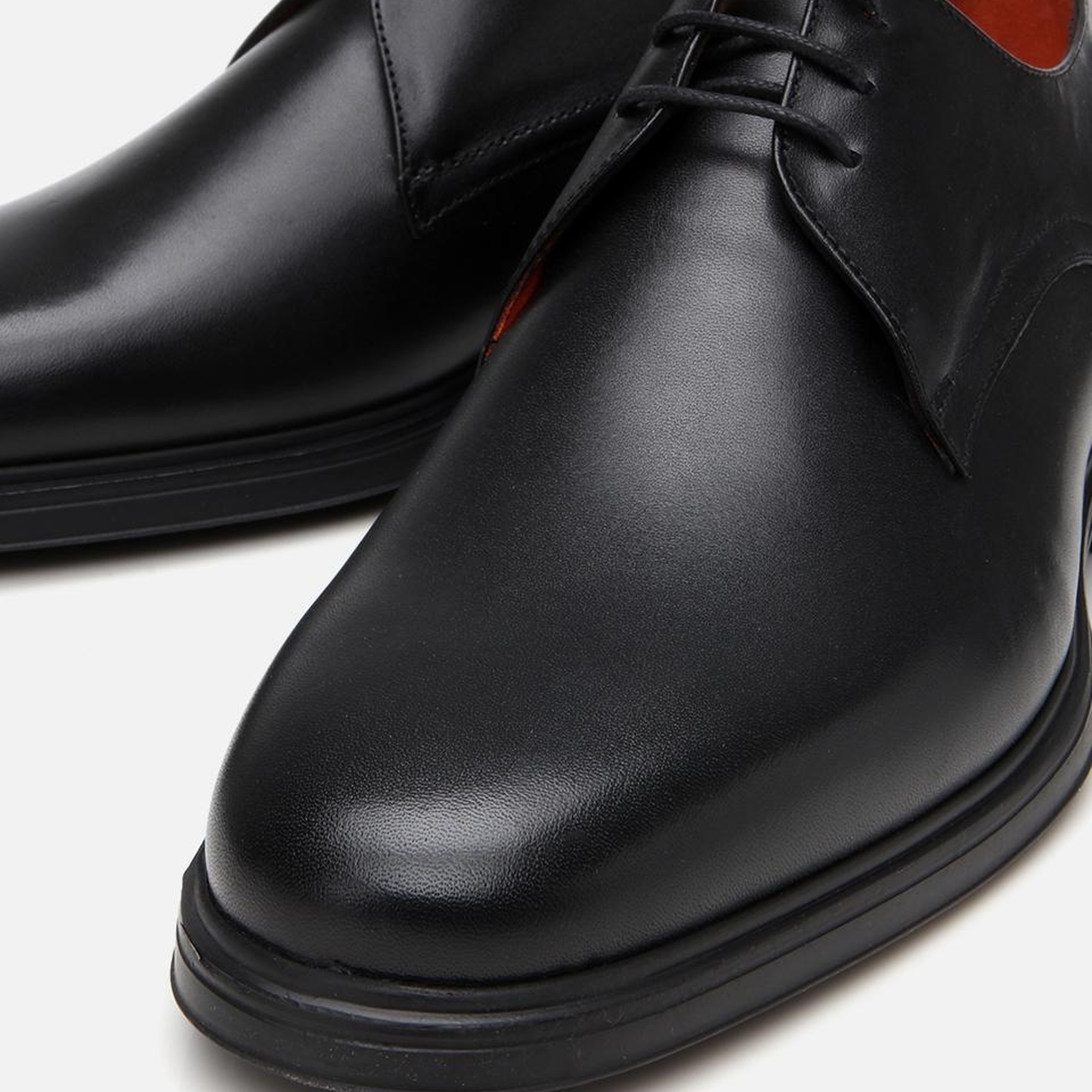 Erkek Deri Siyah Ultra Hafif Tabanlı Klasik Ayakkabı