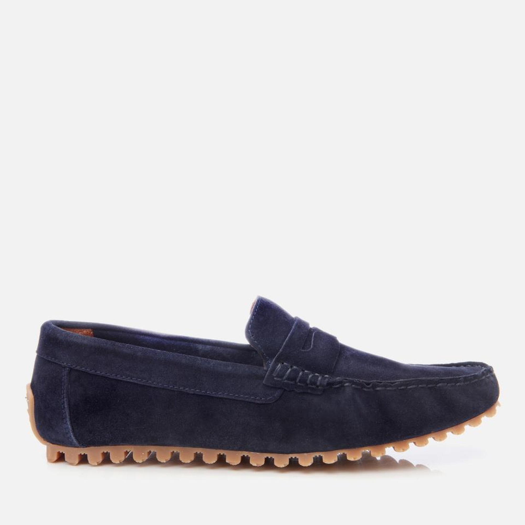 Erkek Süet Deri Lacivert Esnek Tabanlı Günlük Loafer