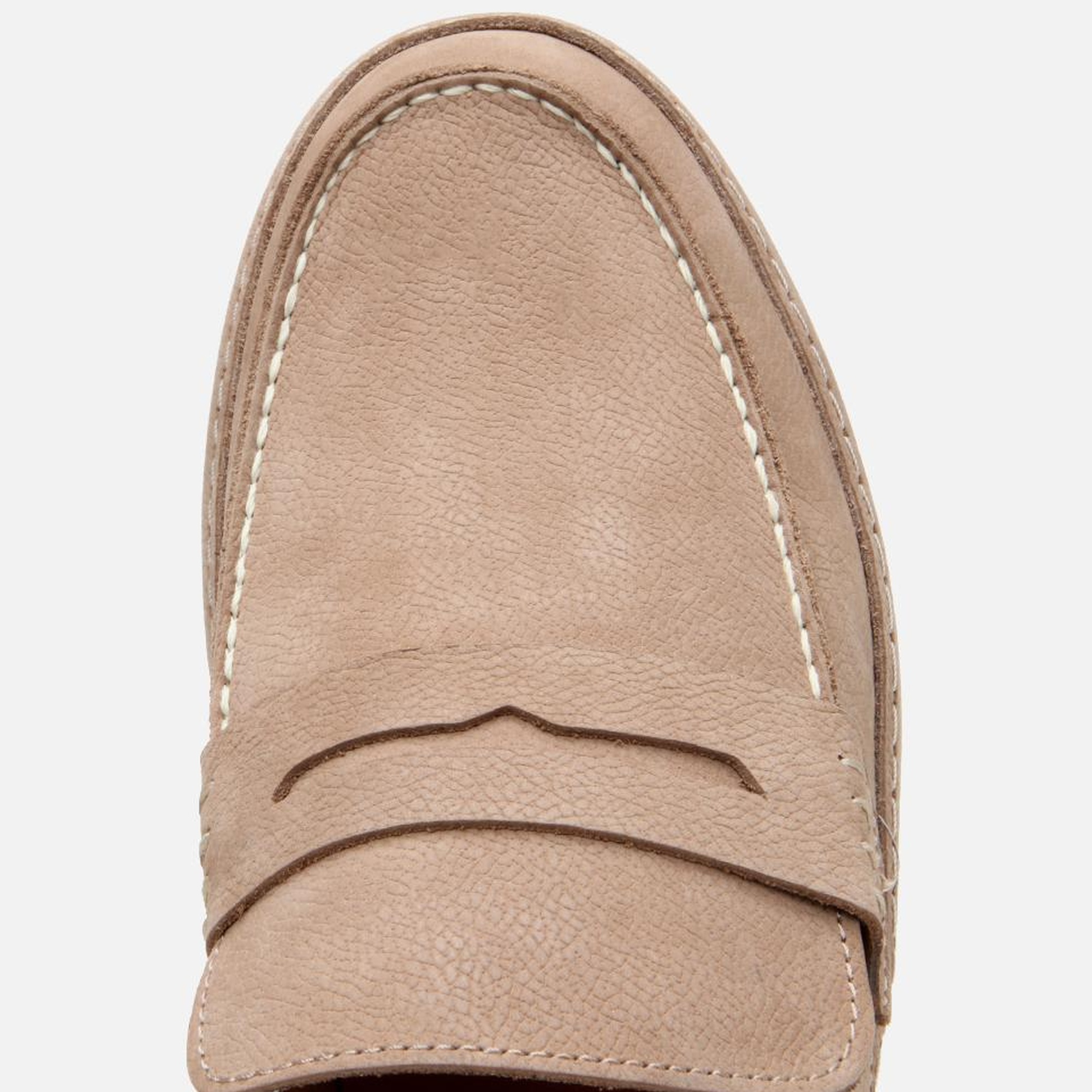 Erkek Nubuk Bej Rahat Tabanlı Loafer