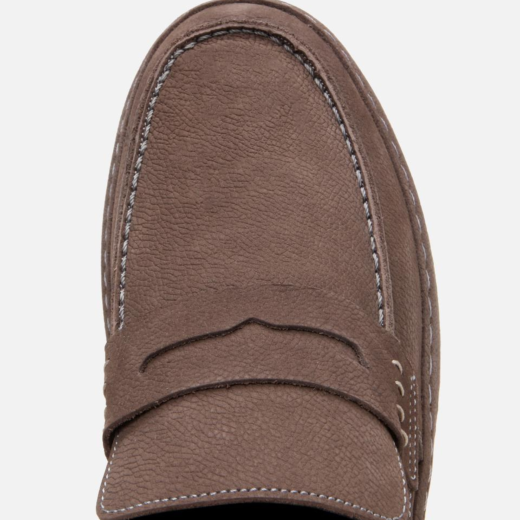 Erkek Nubuk Deri Kahverengi Rahat Loafer