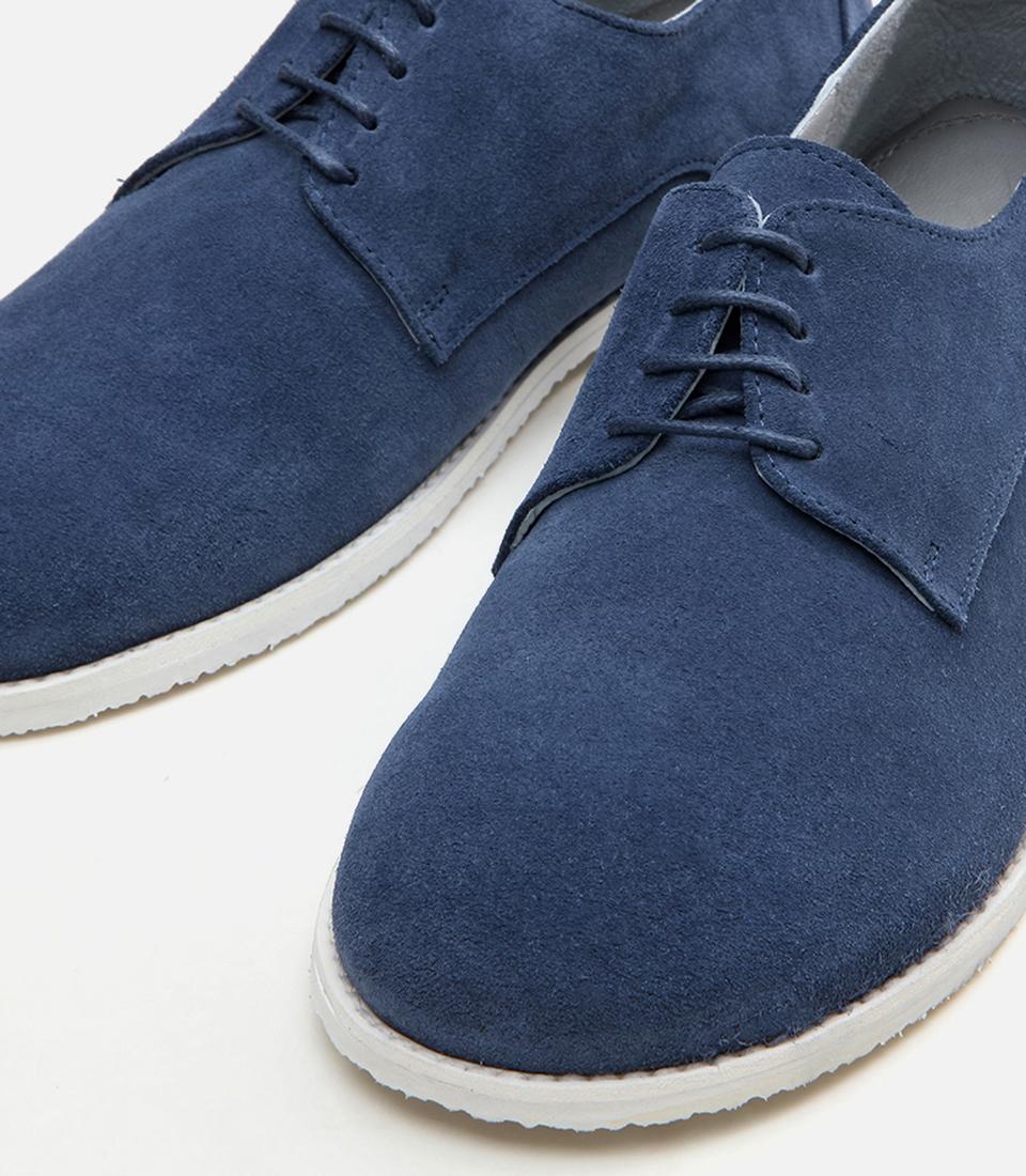 Hotiç Hotiç Mavi Erkek Deri Günlük Ayakkabı Casual Ayakkabı | FashFed Mavi - 10. görsel