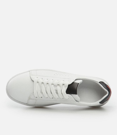  Erkek Deri Beyaz Günlük Ayakkabı