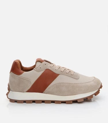  Erkek Deri Bej Spor Ayakkabı