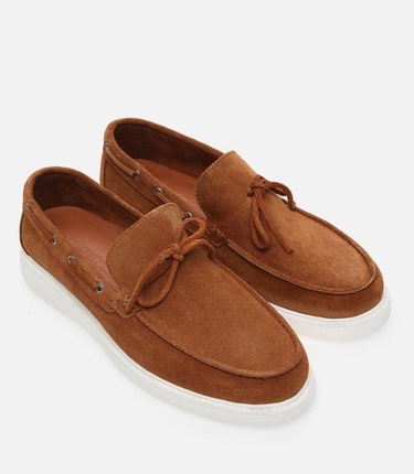  Erkek Deri Taba Loafer