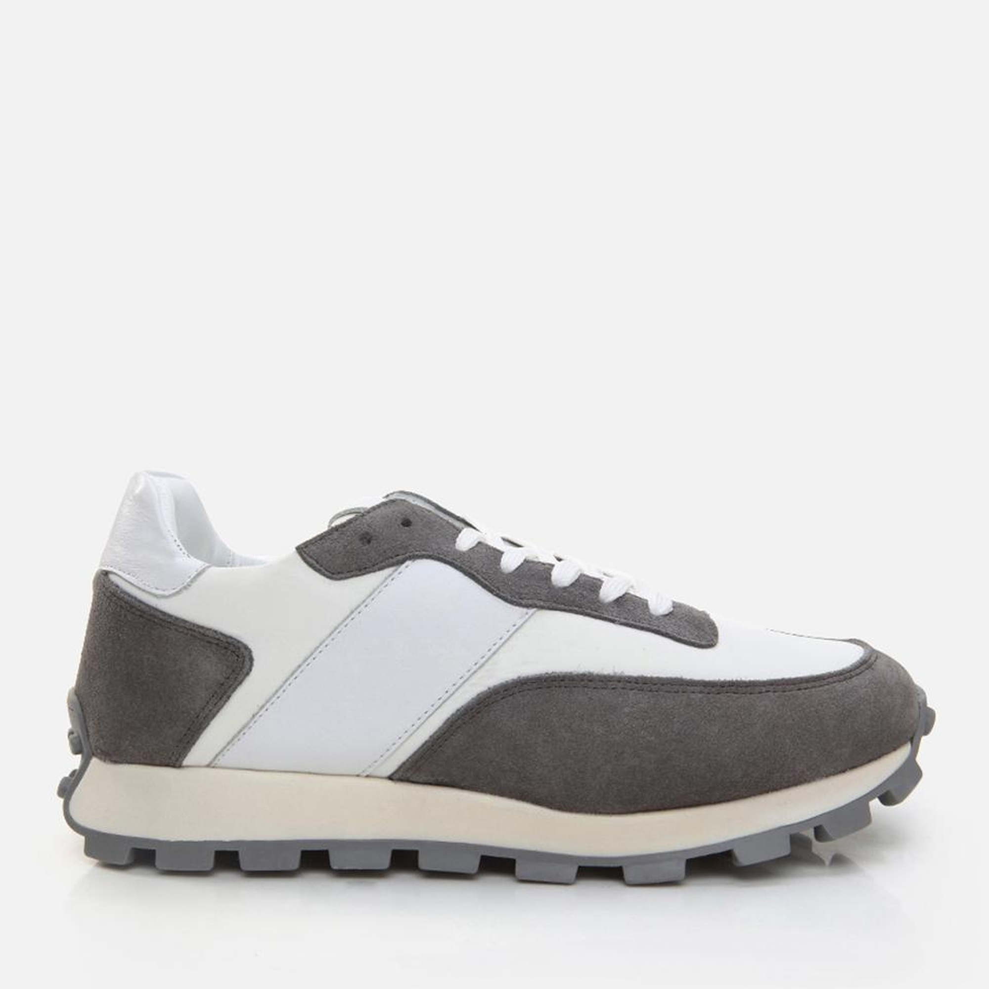 Erkek Deri Gri Spor Ayakkabı