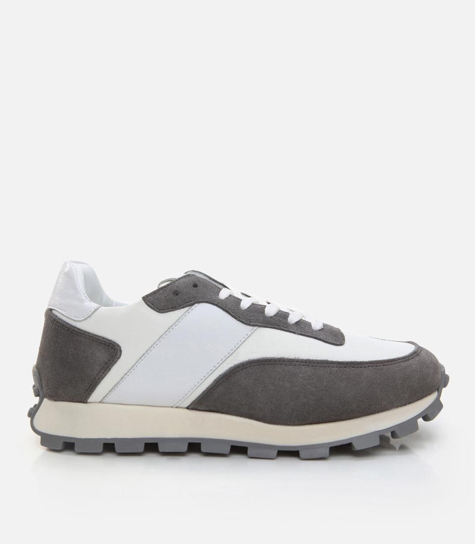  Erkek Deri Gri Spor Ayakkabı