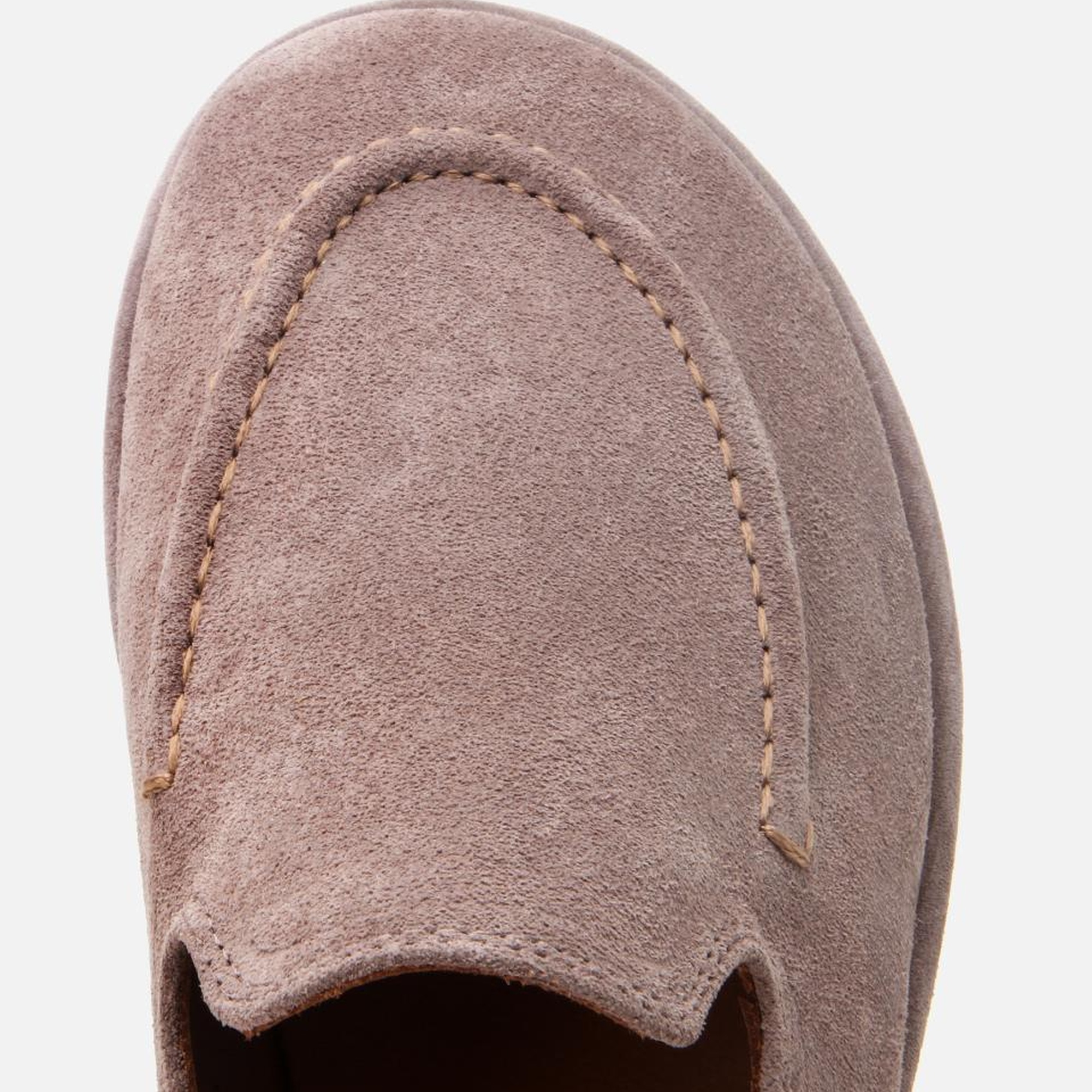 Kadın Süet Deri Vizon Düz Terlik