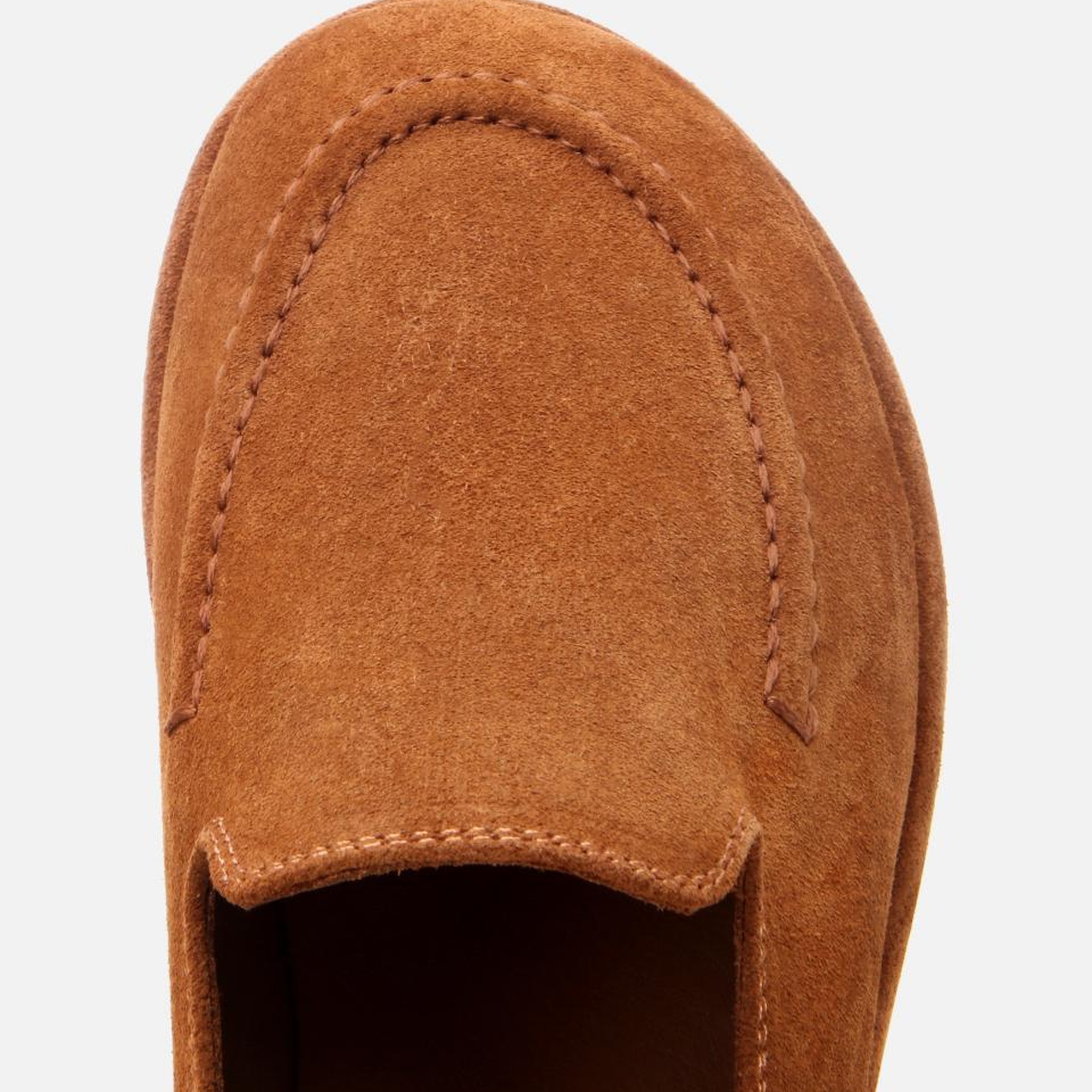 Kadın Süet Deri Taba Düz Terlik