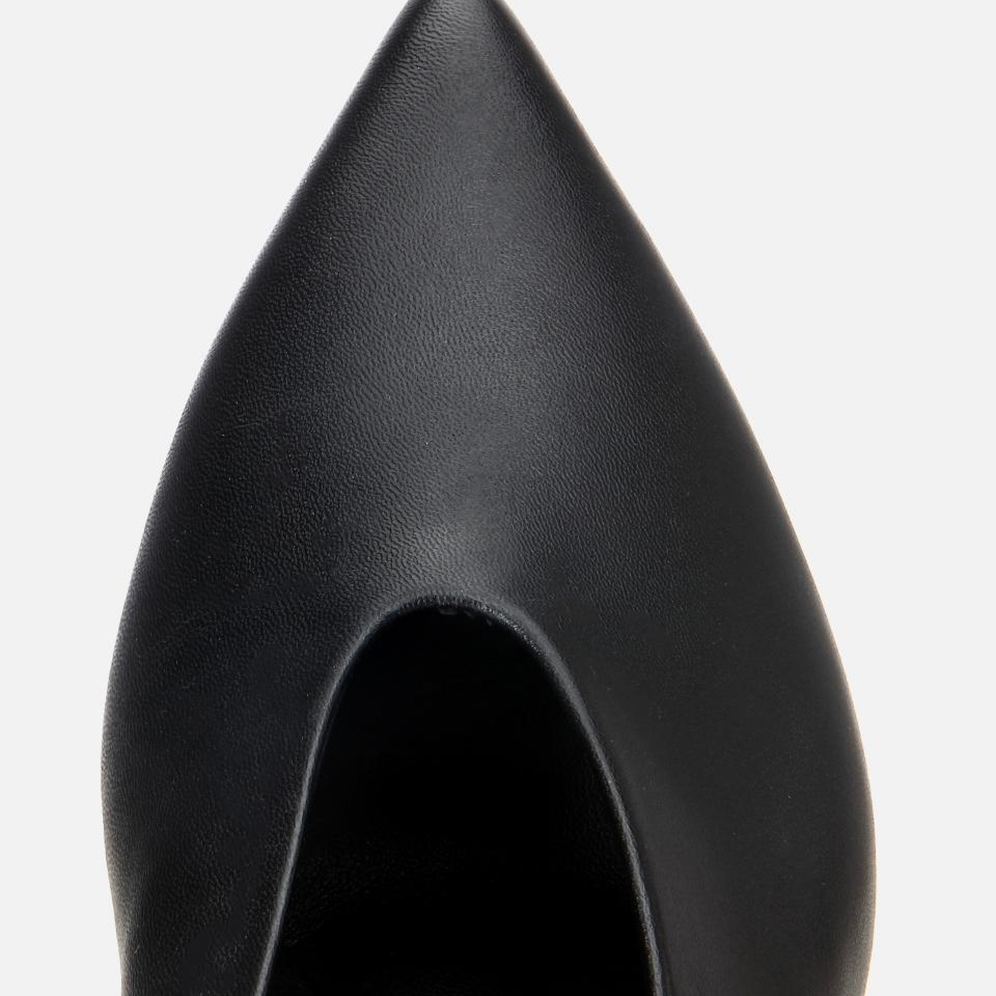 Kadın Deri Siyah Topuklu Terlik