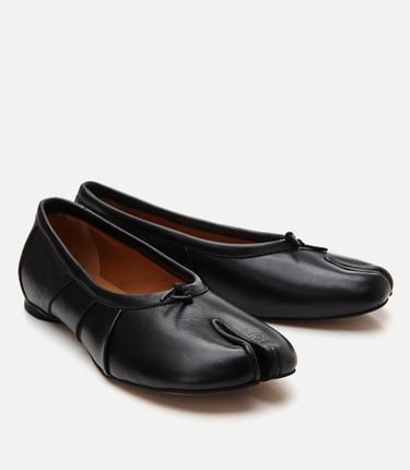  Kadın Deri Siyah Babet