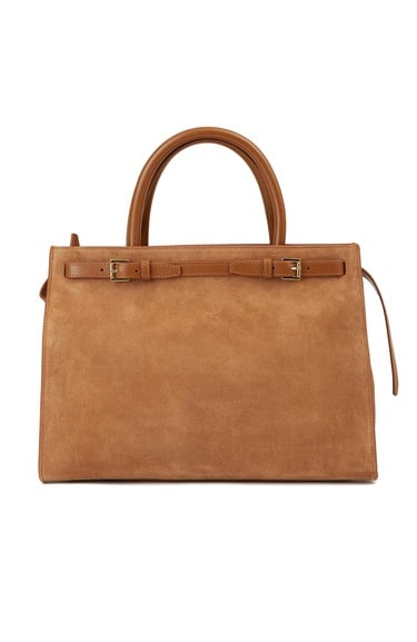  George Hogg Kadın Taba Süet Çanta